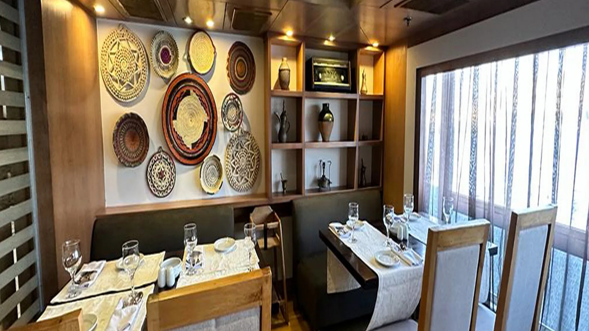 Restaurant aboard the Salima Nile Cruise Nile cruise